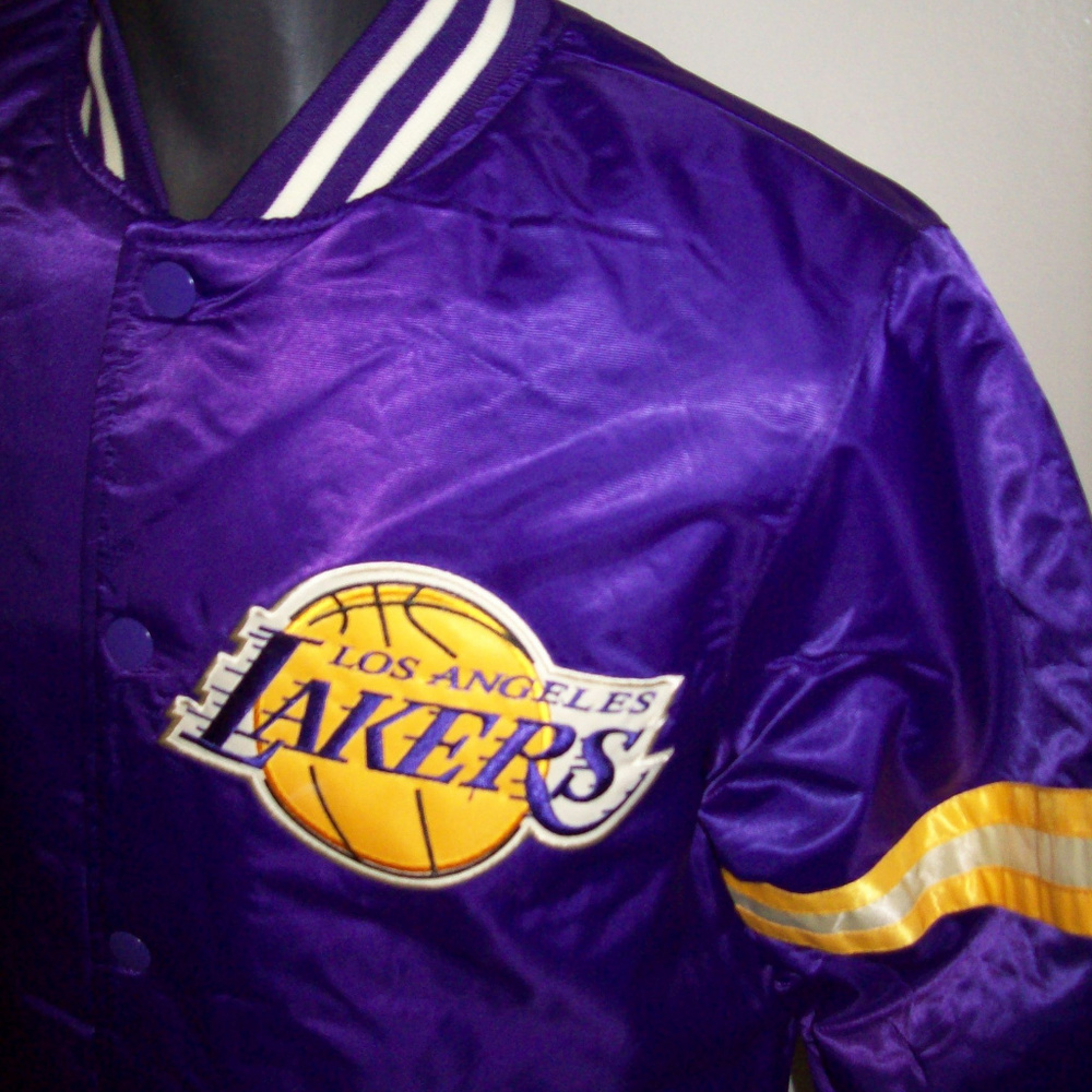 LOS ANGELES LAKERS NBA Starter Jacket S 2X - Picture 3 of 8